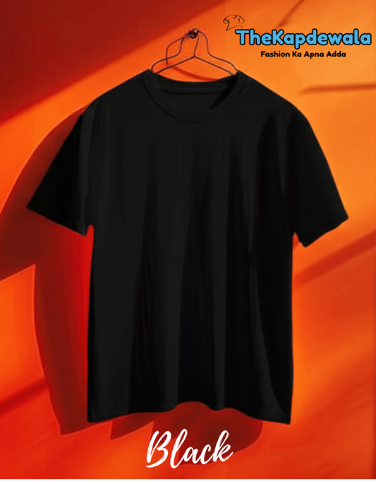 Unisex Oversized Black T-Shirt