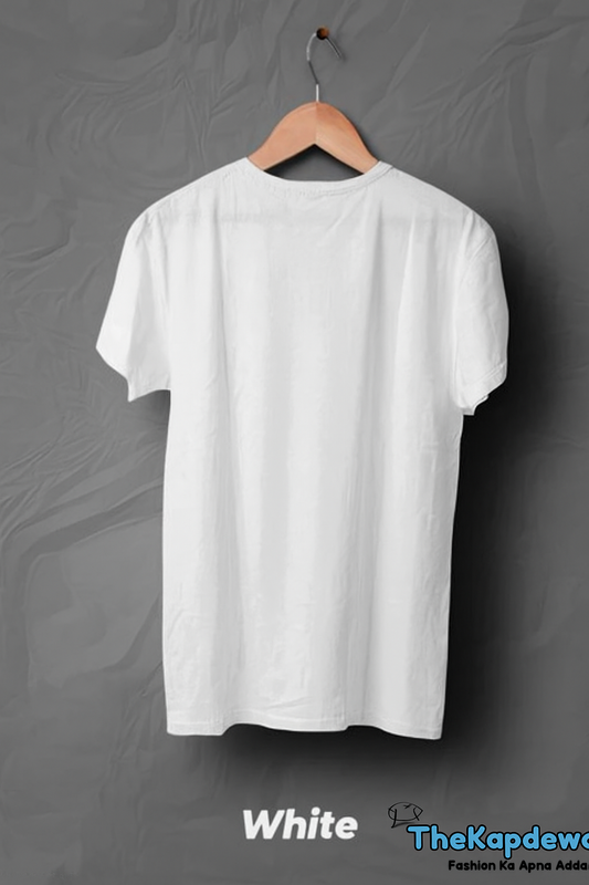 Unisex Regular White T-Shirt