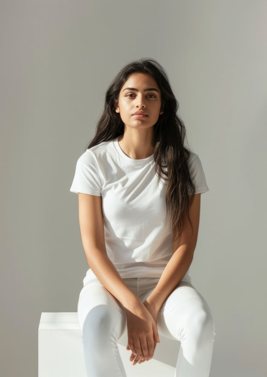 Unisex Regular White T-Shirt