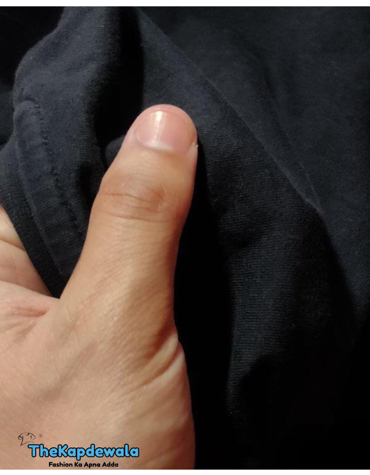 Unisex Oversized Black T-Shirt